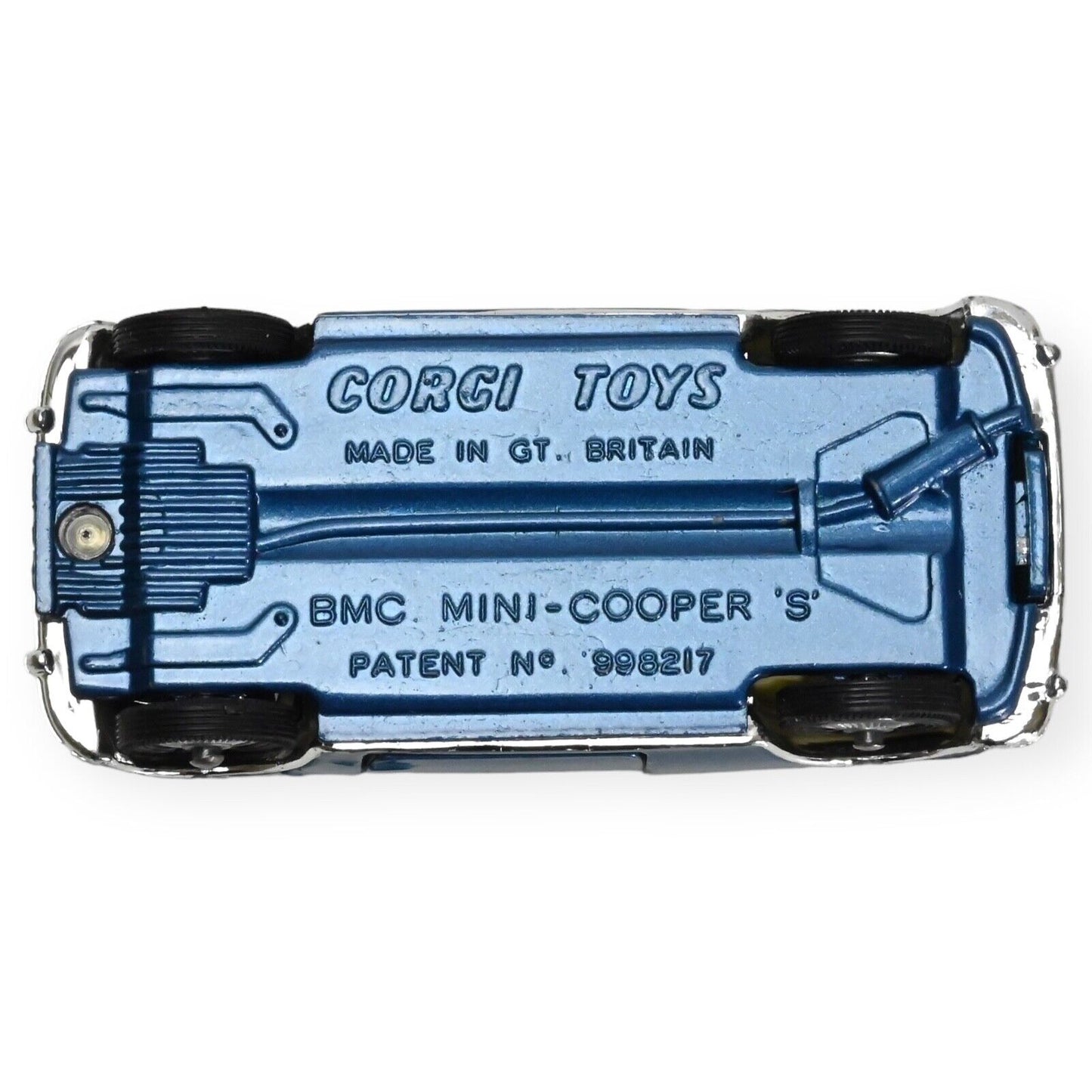 Corgi 334 Mini Cooper Magnifique - Metallic Blue