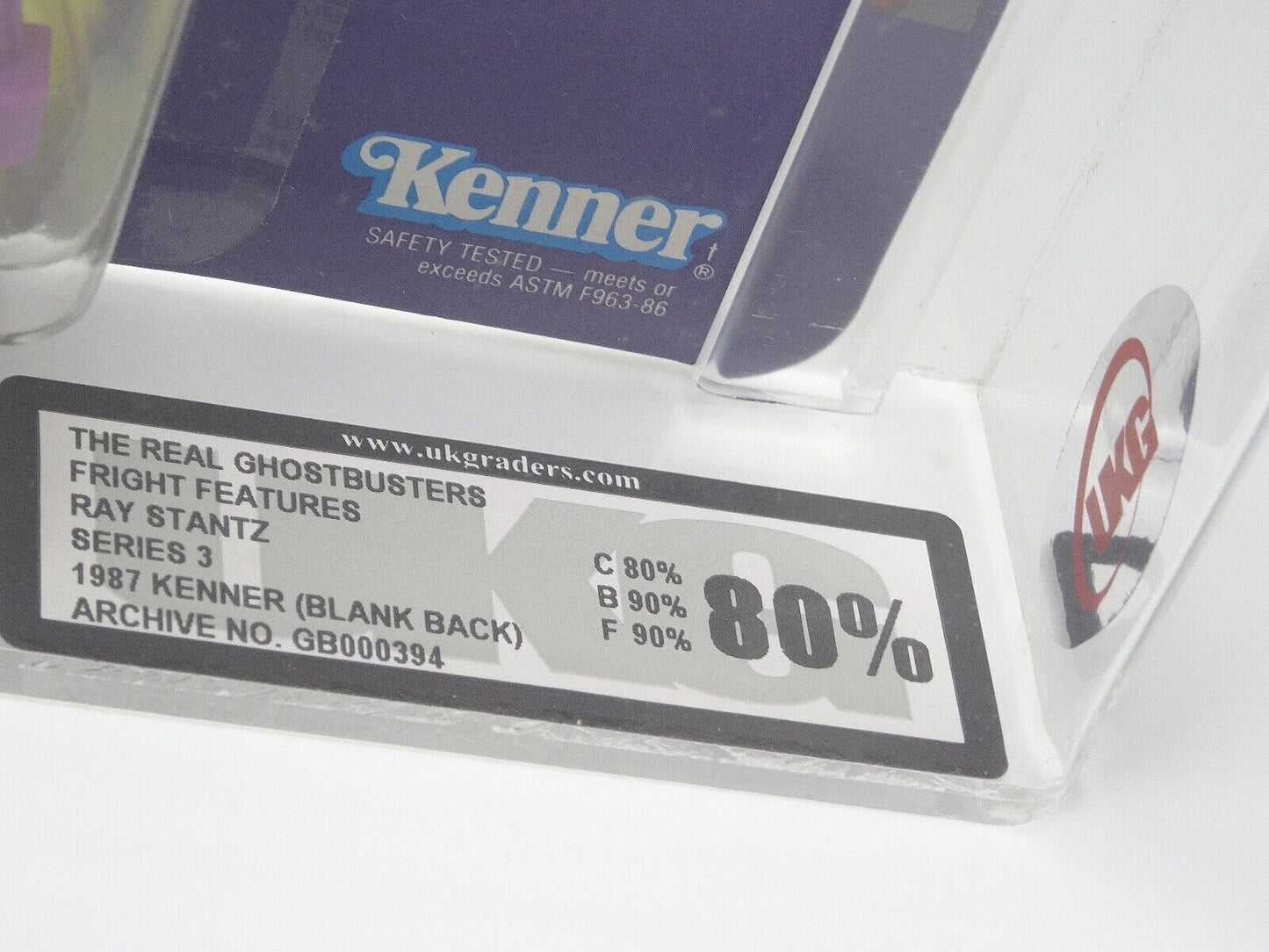 Kenner Vintage 1987 The Real Ghostbusters Ray Stanz Figur - UKG-Bewertung 80 %