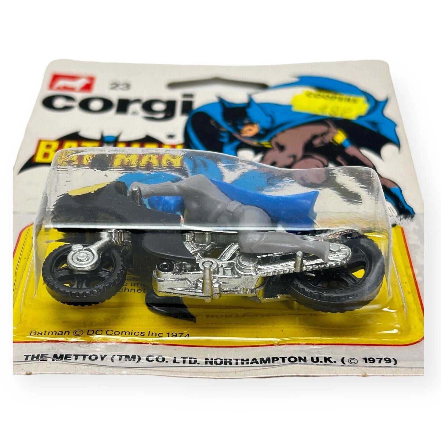 Corgi Juniors 23 Batman Batcycle DC Comics 1974