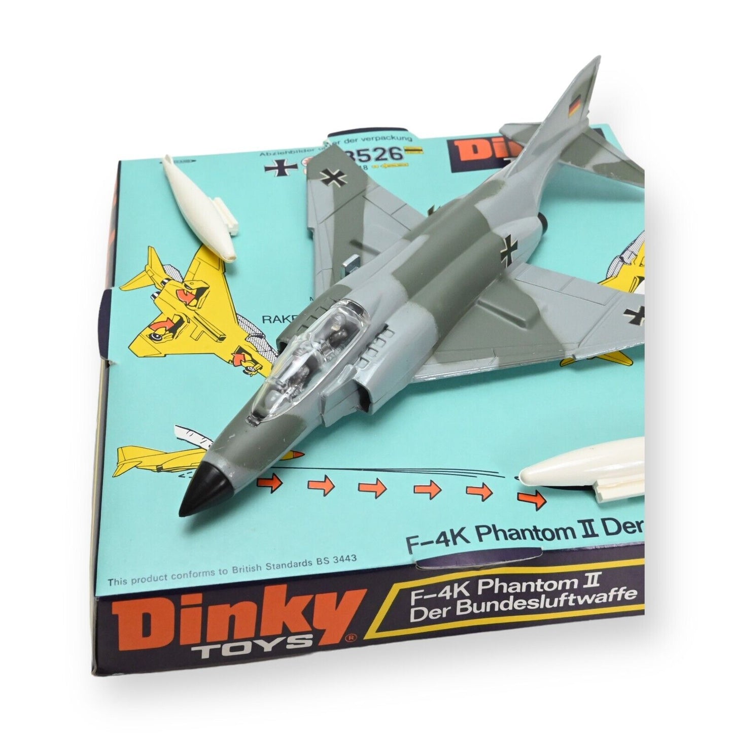 Dinky 733 F-4K Phantom II Aircraft / Der Bundesluftwaffe - Mint