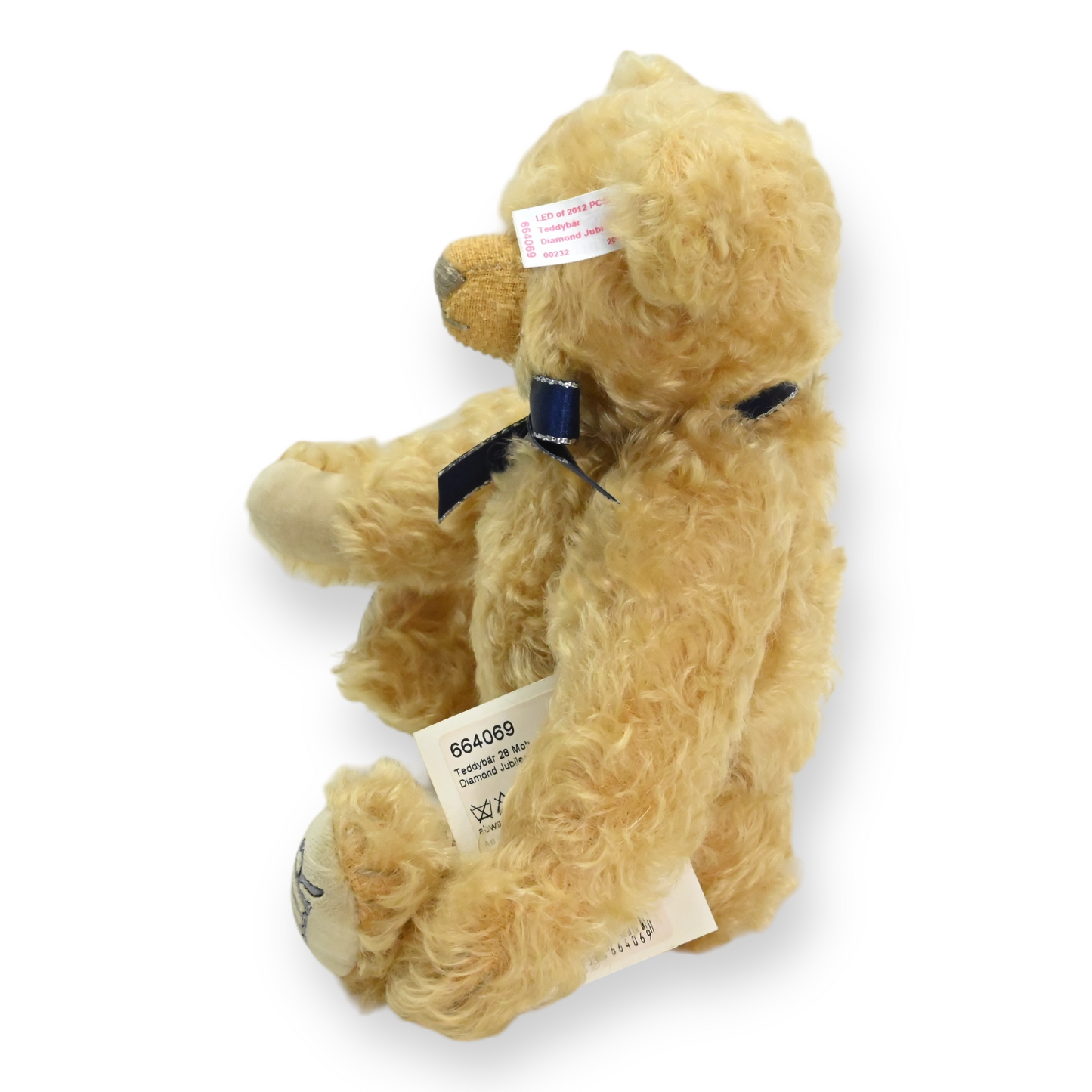 Steiff Diamond Jubilee Swarovski Growler Teddybär / Ltd Ed - 664069
