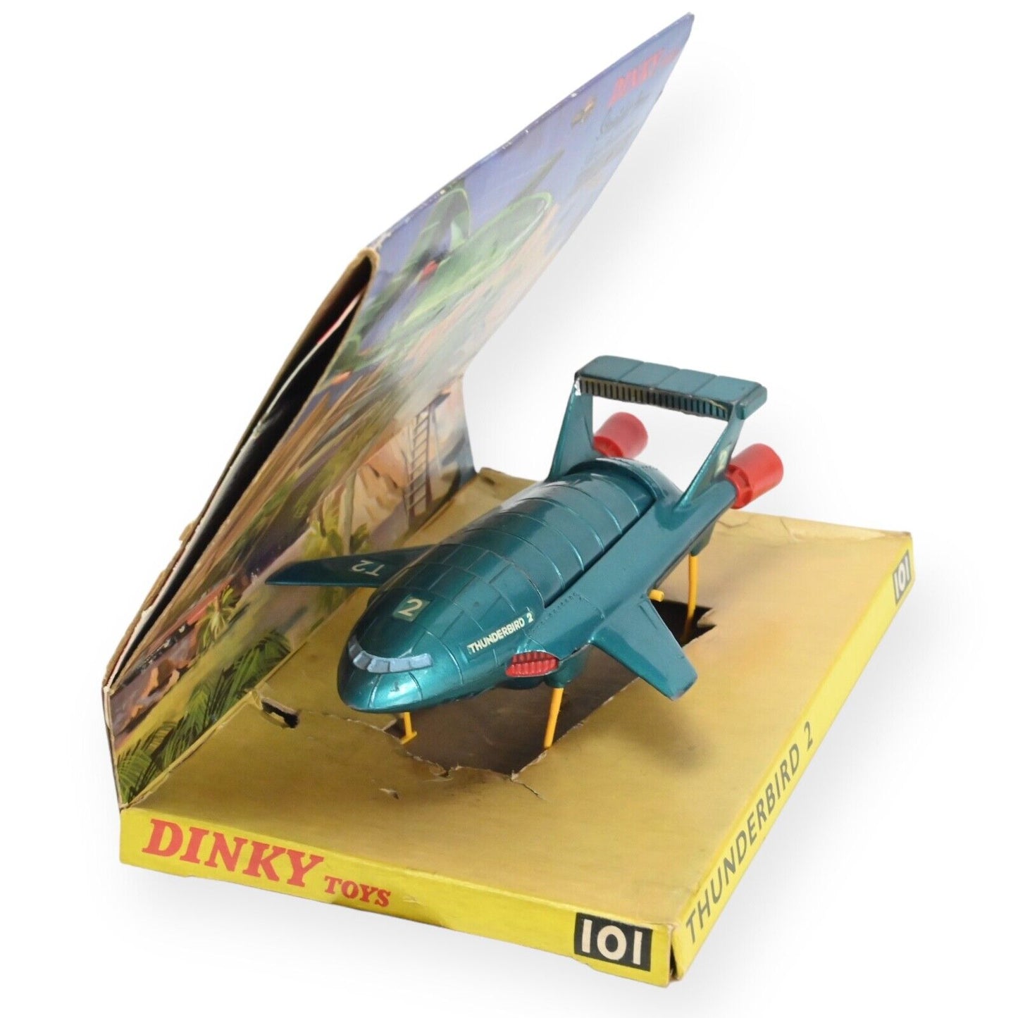 Dinky 101 Gerry Anderson's Thunderbird 2 & 4 - Metallic Aqua