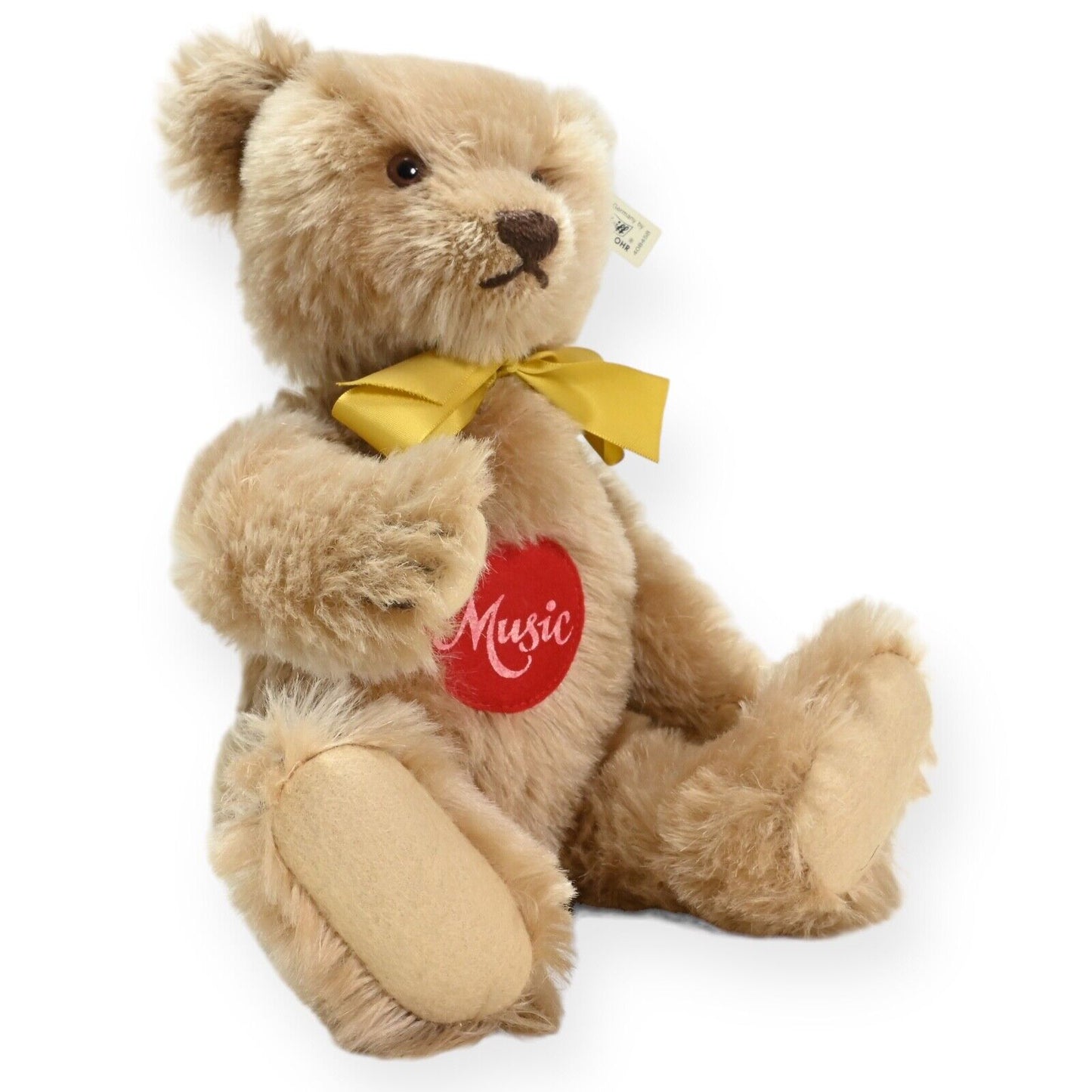 Steiff Music Teddy Replica 1951 Ltd Ed White Tag - 408458