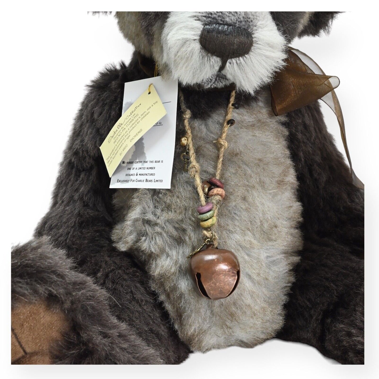 Charlie Bears Dickens Panda Bear - SJ 4822 Limited Ed of 500