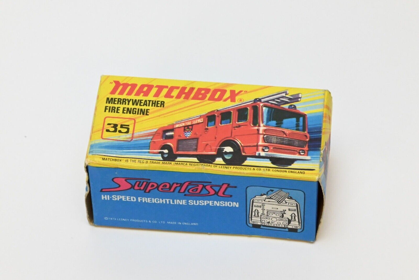 Matchbox Superfast No.35 Merryweather Fire Engine