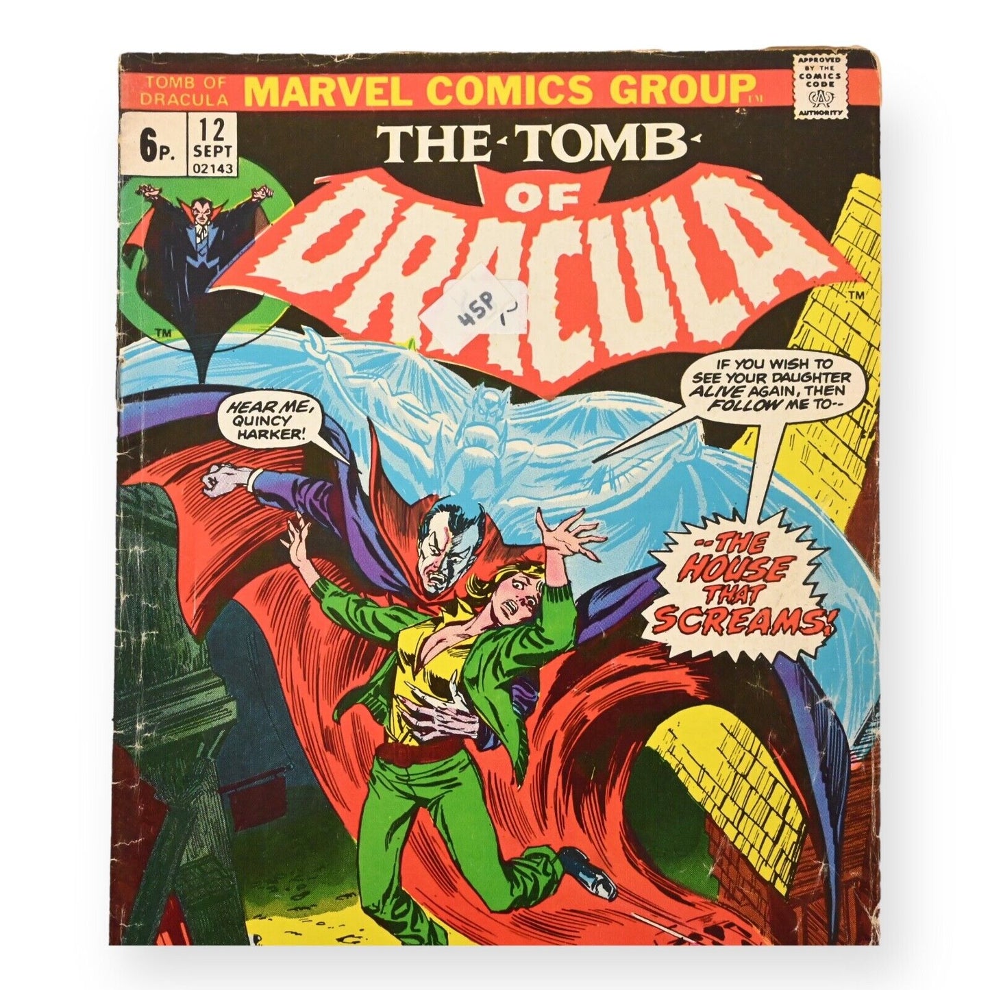 Tomb of Dracula #12 - 2nd app Blade - Marvel 1973