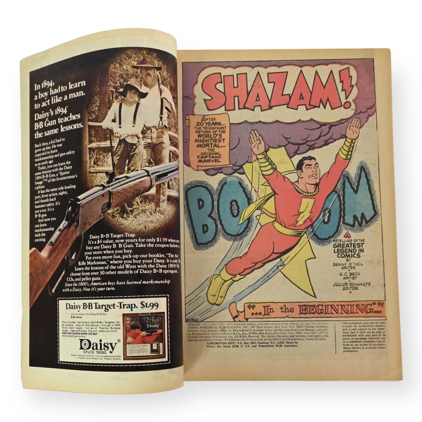 Shazam! Nr. 1 DC Comics – 1973. KEY-Ausgabe