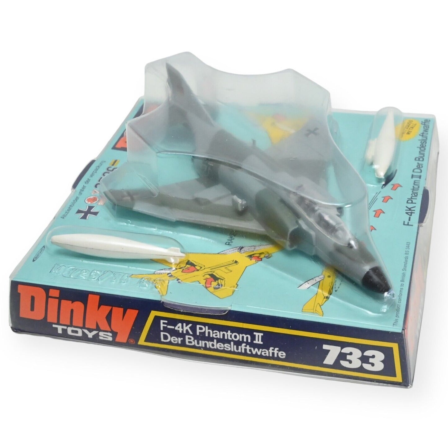 Dinky 733 F-4K Phantom II Aircraft / Der Bundesluftwaffe - NR Mint - Mint