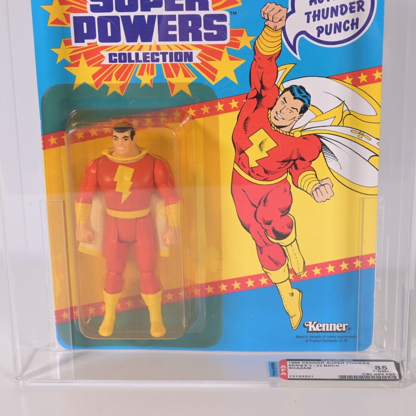 Kenner Super Powers Shazam AFA 85 Archival - 1986