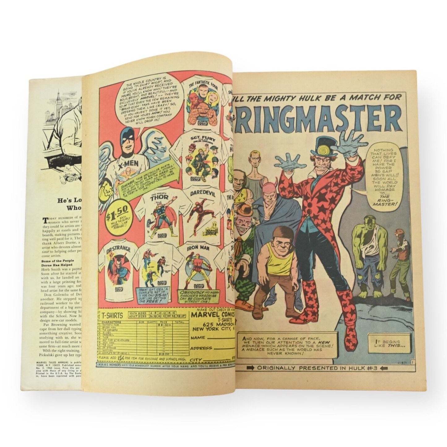 MARVEL TALES Annual #2 - 1965 (4.0 - 5.0 Grade)
