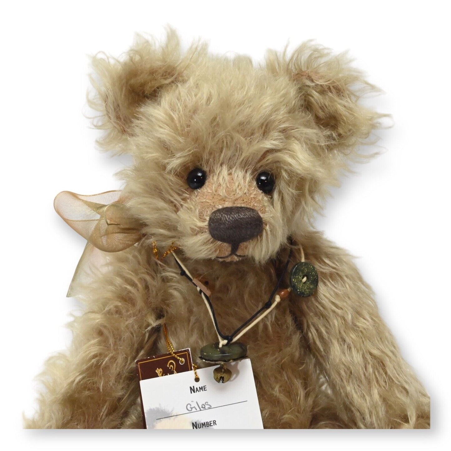 Charlie Bears Giles Teddy Bear - SJ-4015A Limited Edition No. 54 of 150