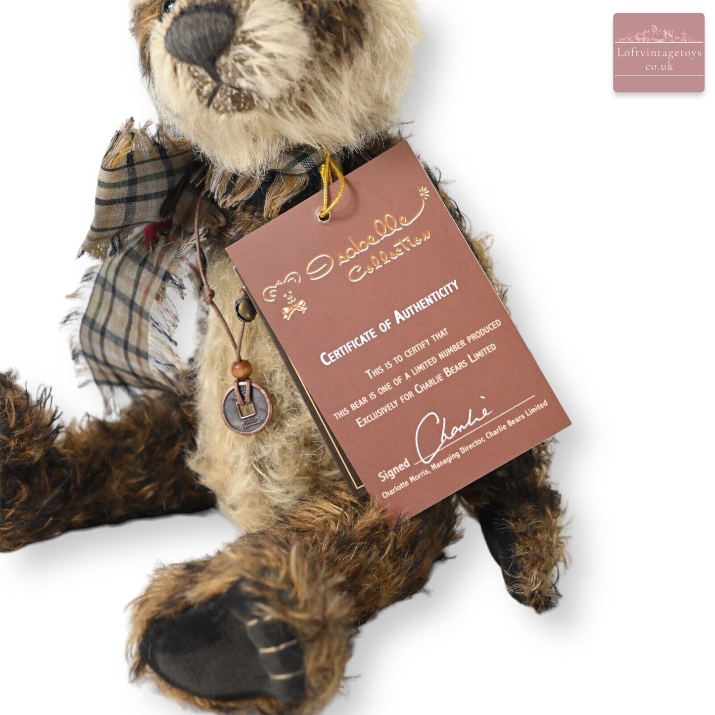 Charlie Bears Burdock Panda Bear - SJ 4541 Limited Ed of 400