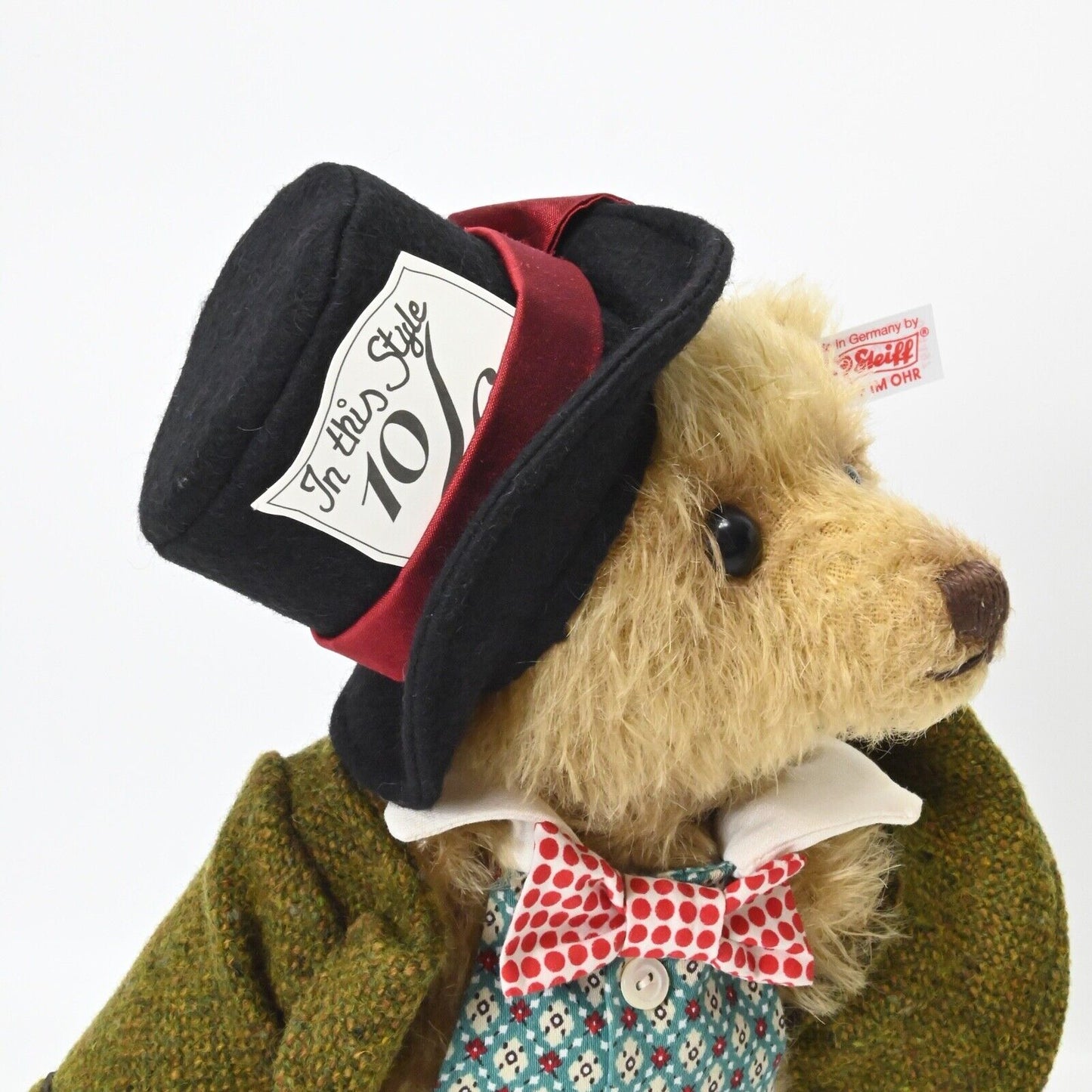 Steiff The Mad Hatter Teddy Bear - 034497 Limited Edition