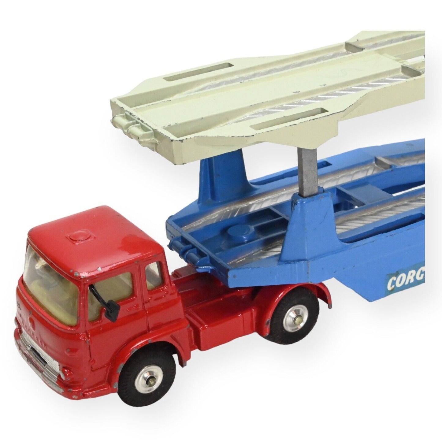 Corgi 1105 Bedford Tk Carrimore Car Transporter - Red Cab
