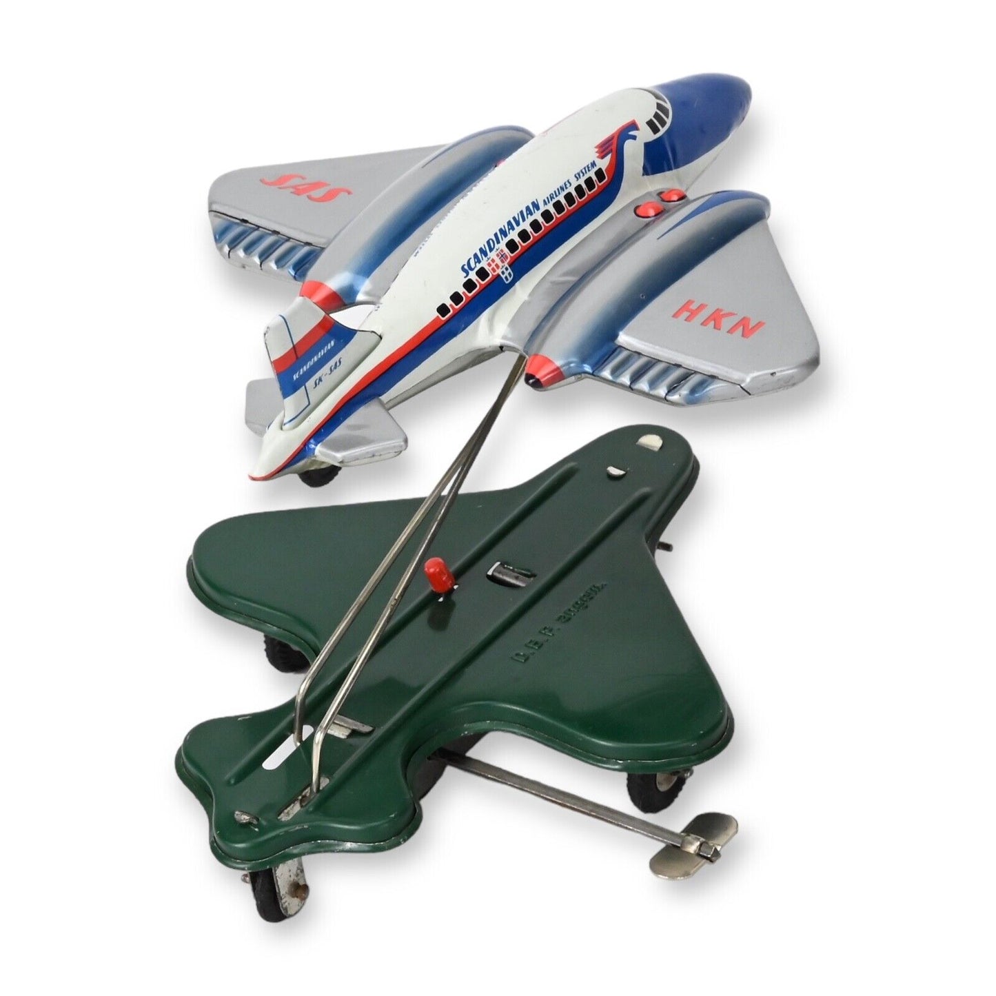 Huki HKN Toys Flying Hops Jet No.10/5 Tinplate