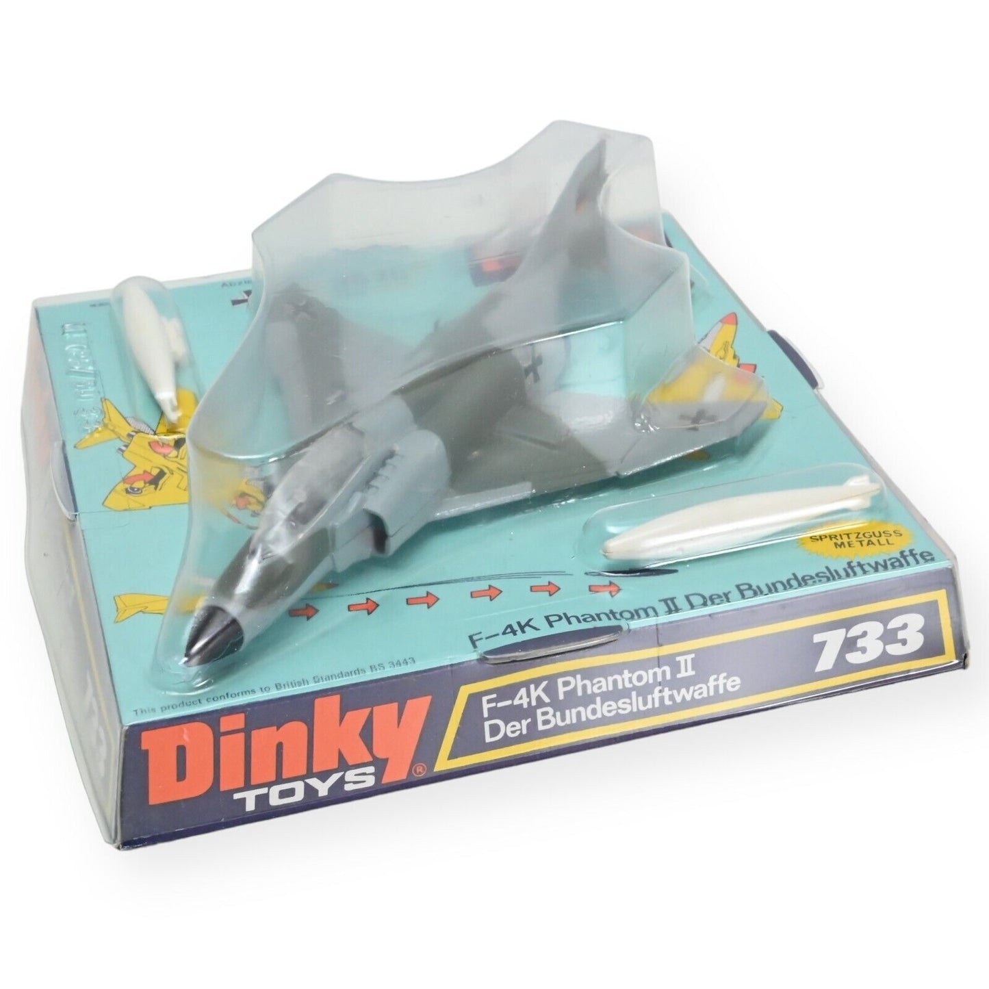 Dinky 733 F-4K Phantom II Aircraft / Der Bundesluftwaffe - NR Mint - Mint