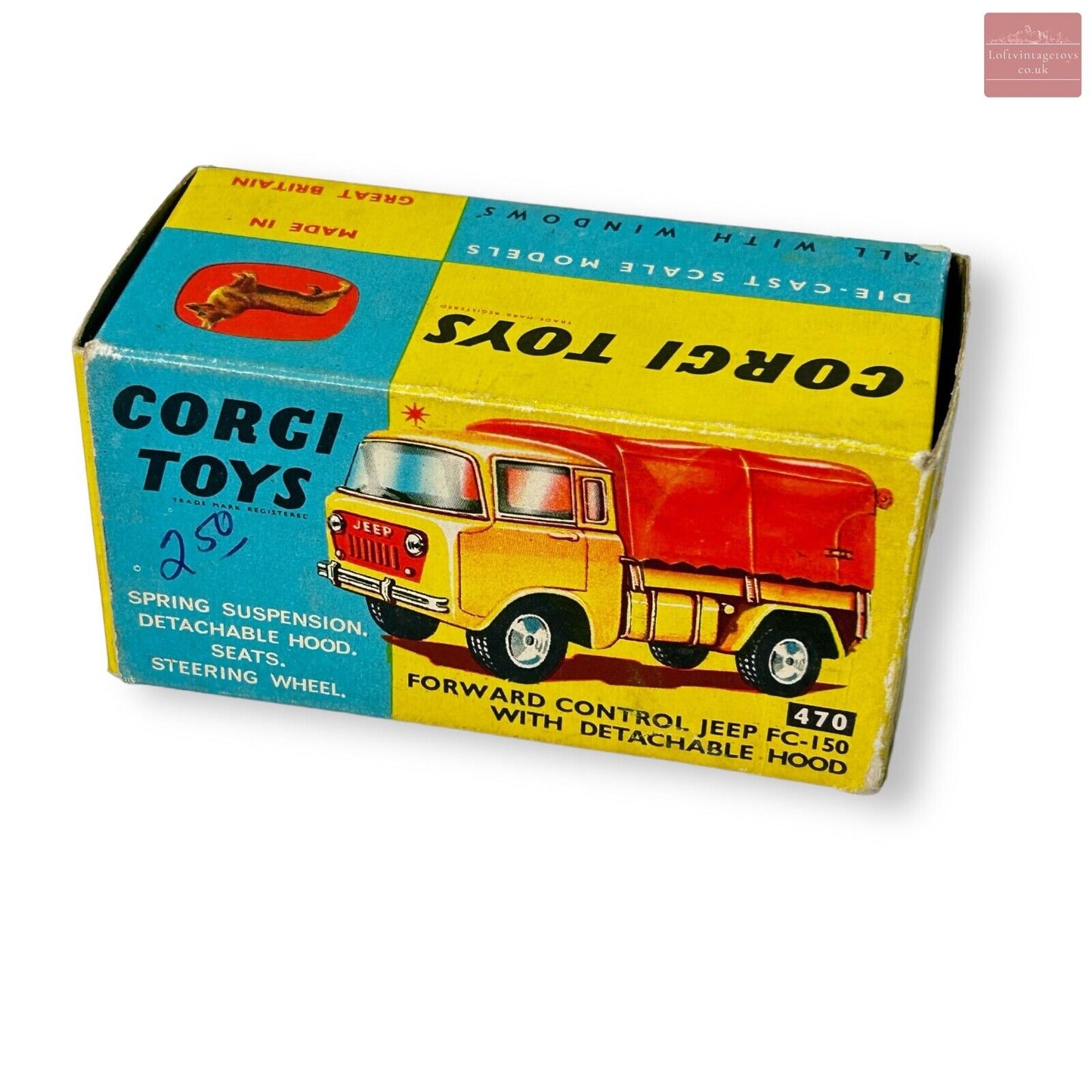 Corgi No 470 Forward Control Jeep FC-150 with Detachable Hood