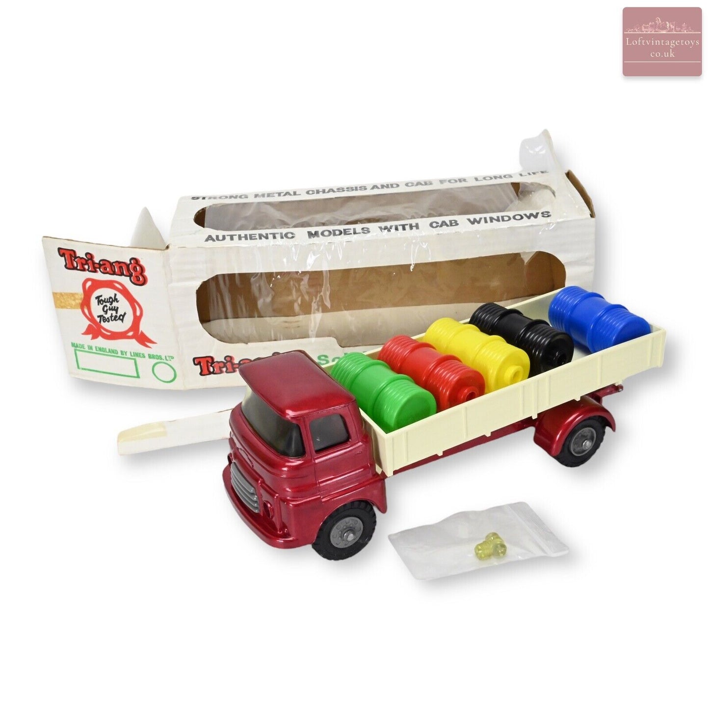 Triang Jumbo Series Morris Wagon With Barrels In Original Box - Rare