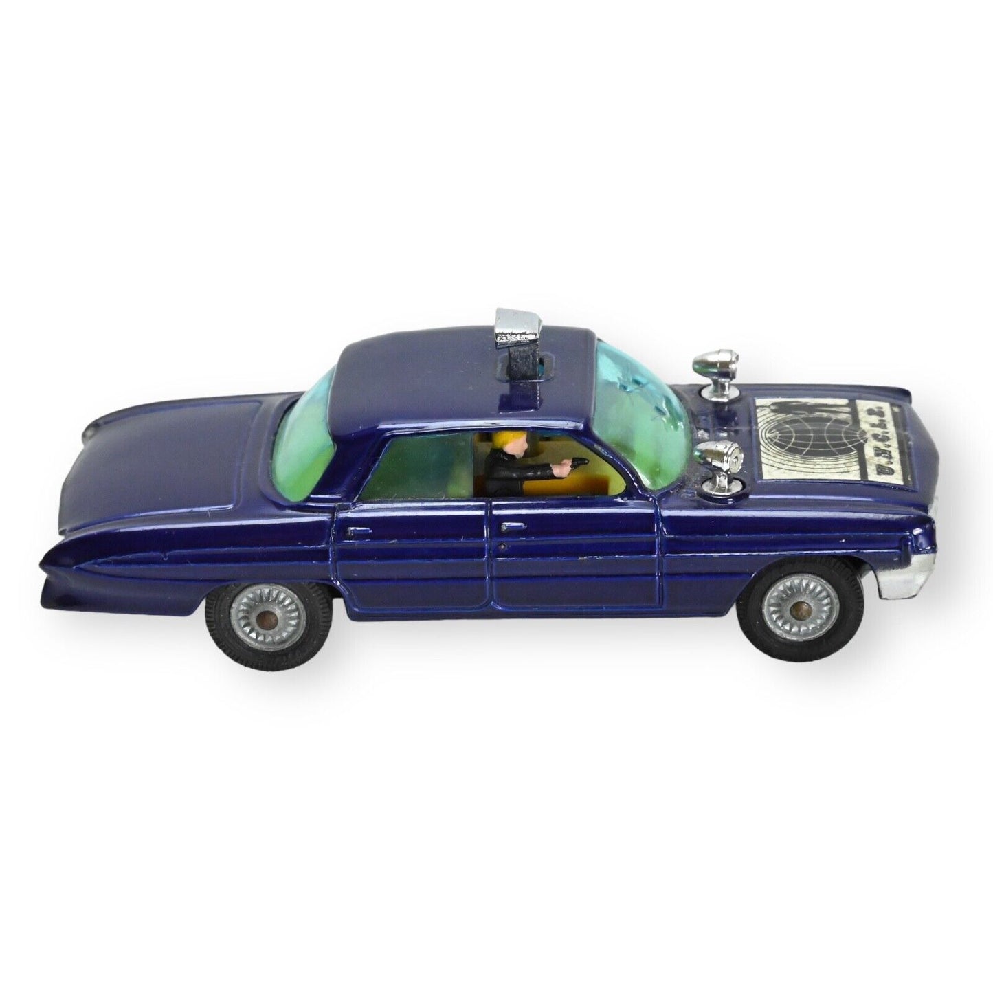 Corgi 497 "The Man from UNCLE" Oldsmobile Super 88 Thrushbuster + Ring