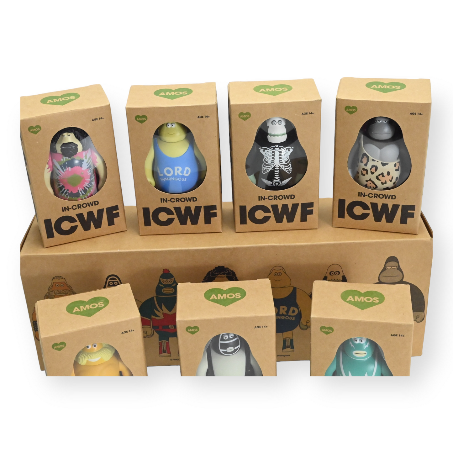 Amos Toys In-Crowd: Wrestling Federation Figures - Set of 7, James Jarvis