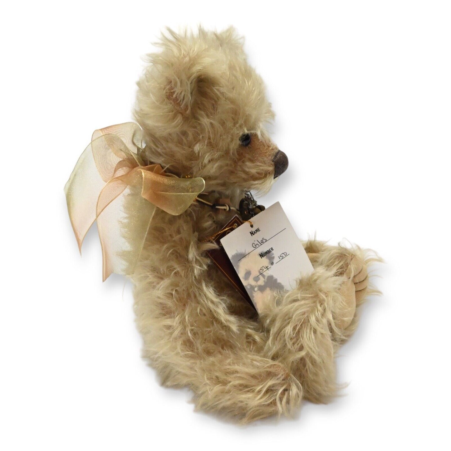 Charlie Bears Giles Teddy Bear - SJ-4015A Limited Edition No. 54 of 150