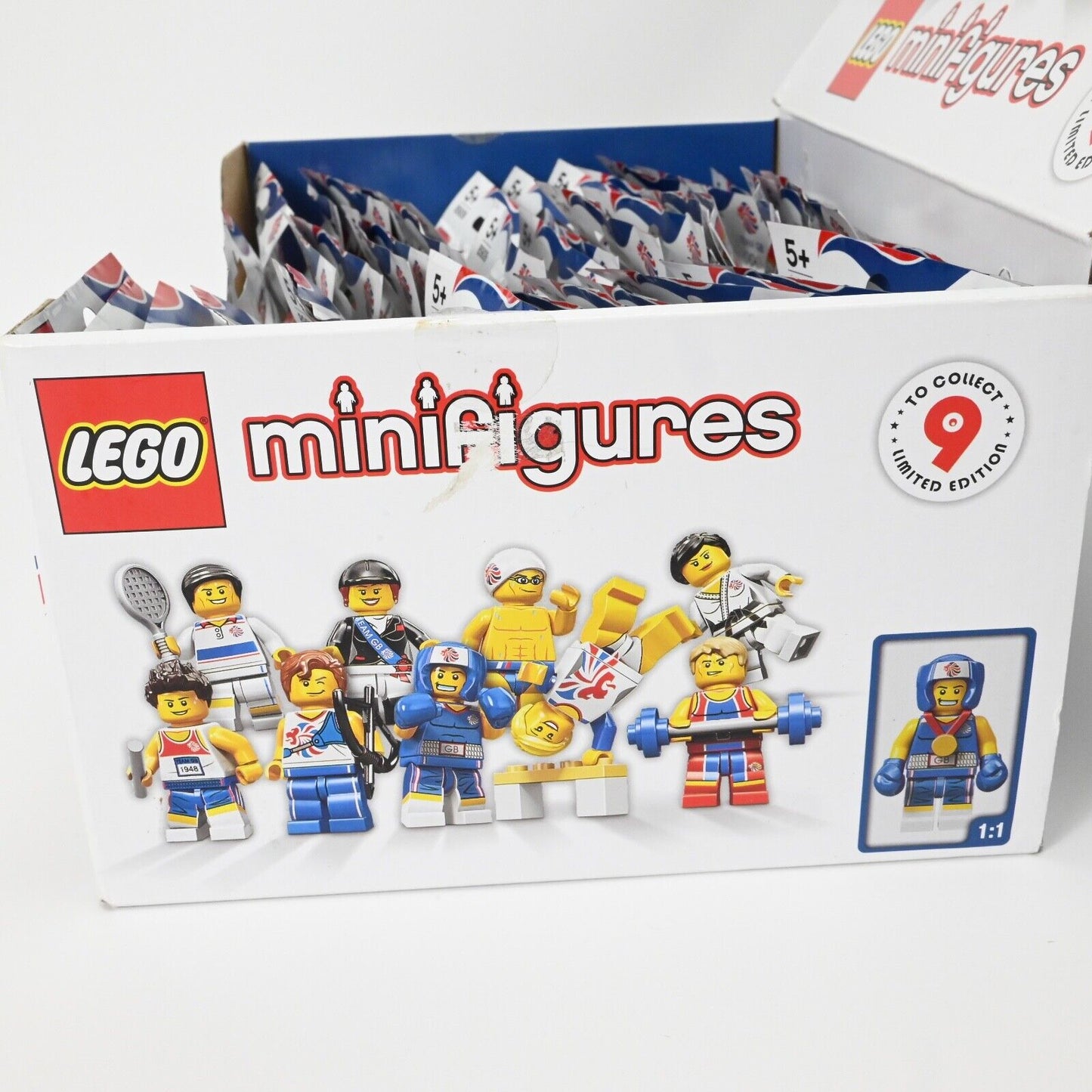 Lego 8909 Team Gb 2012 Olympic Minifigures Complete * 60 bags