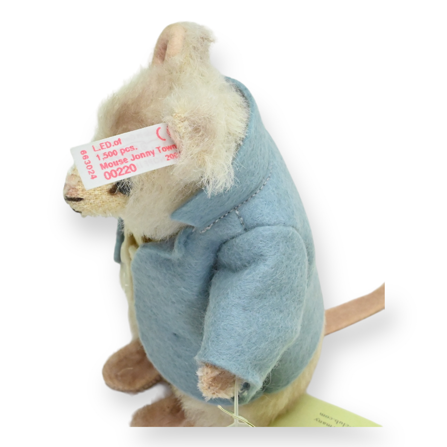 Steiff Beatrix Potter Johnny Town-Mouse - 663024 / Ltd Ed of 1500