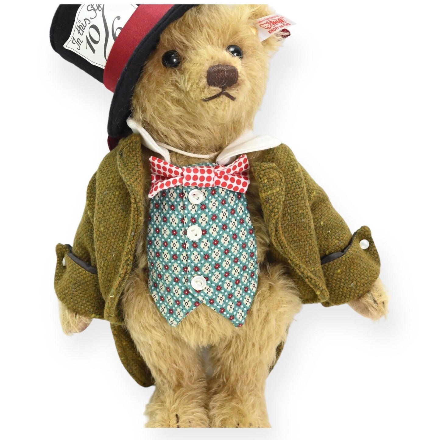 Steiff The Mad Hatter Teddy Bear -- 034497 Limited Edition