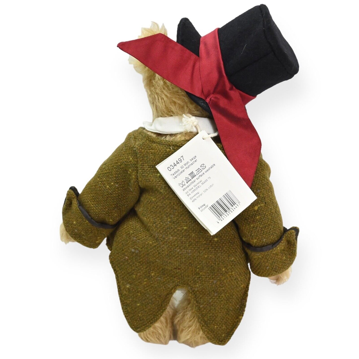Steiff The Mad Hatter Teddy Bear -- 034497 Limited Edition
