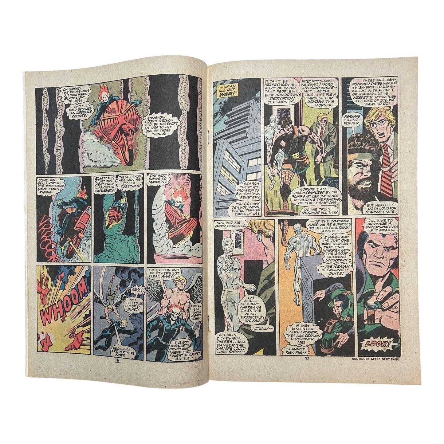 The Champions #7 Uk Price - Marvel 1976 (5-6.5 Grade)