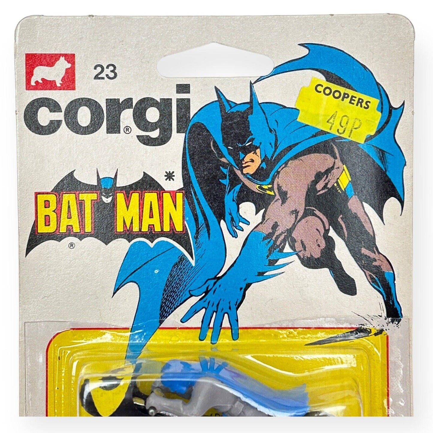 Corgi Juniors 23 Batman Batcycle DC Comics 1974