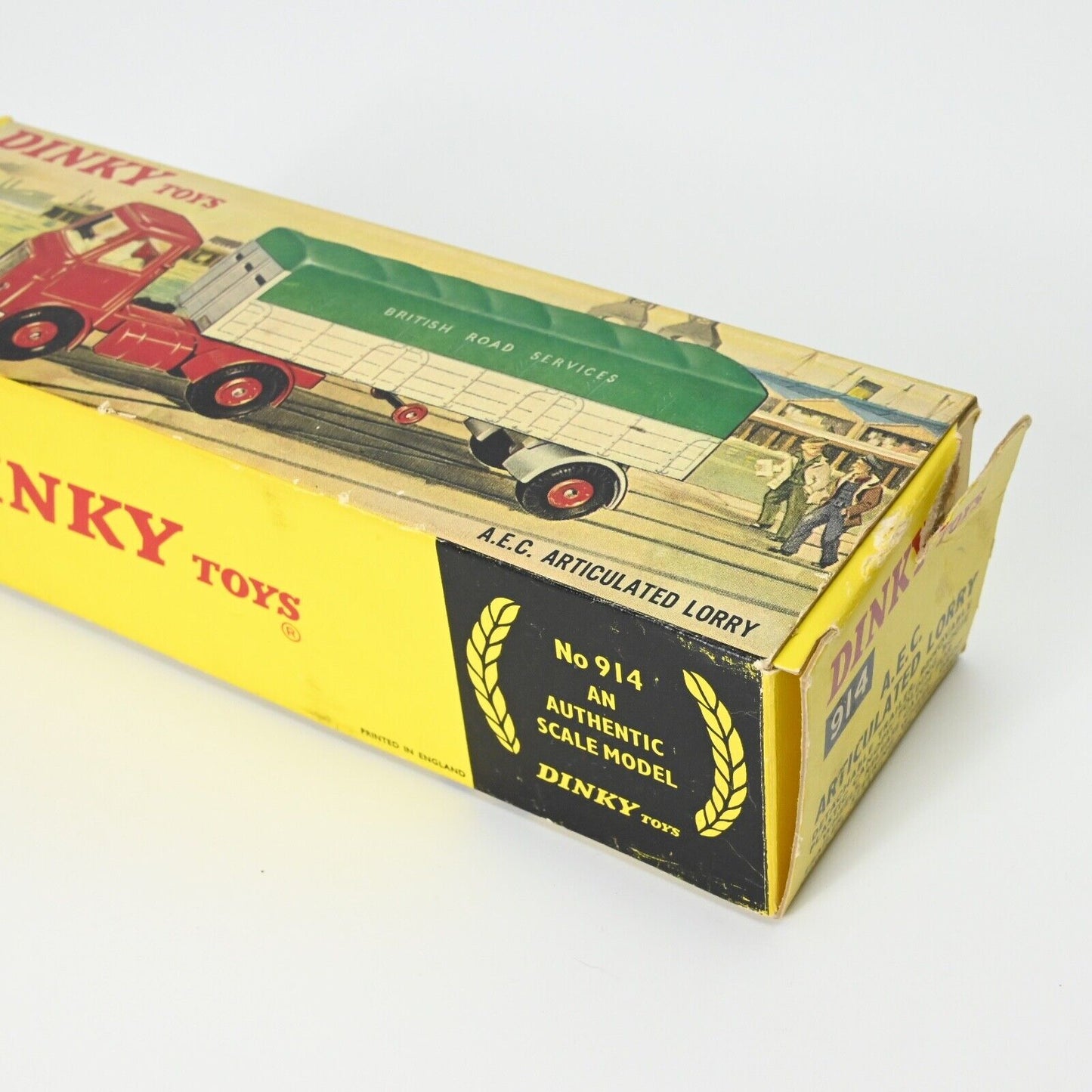 Dinky 914 Aec Articulated Lorry "British Road Services"