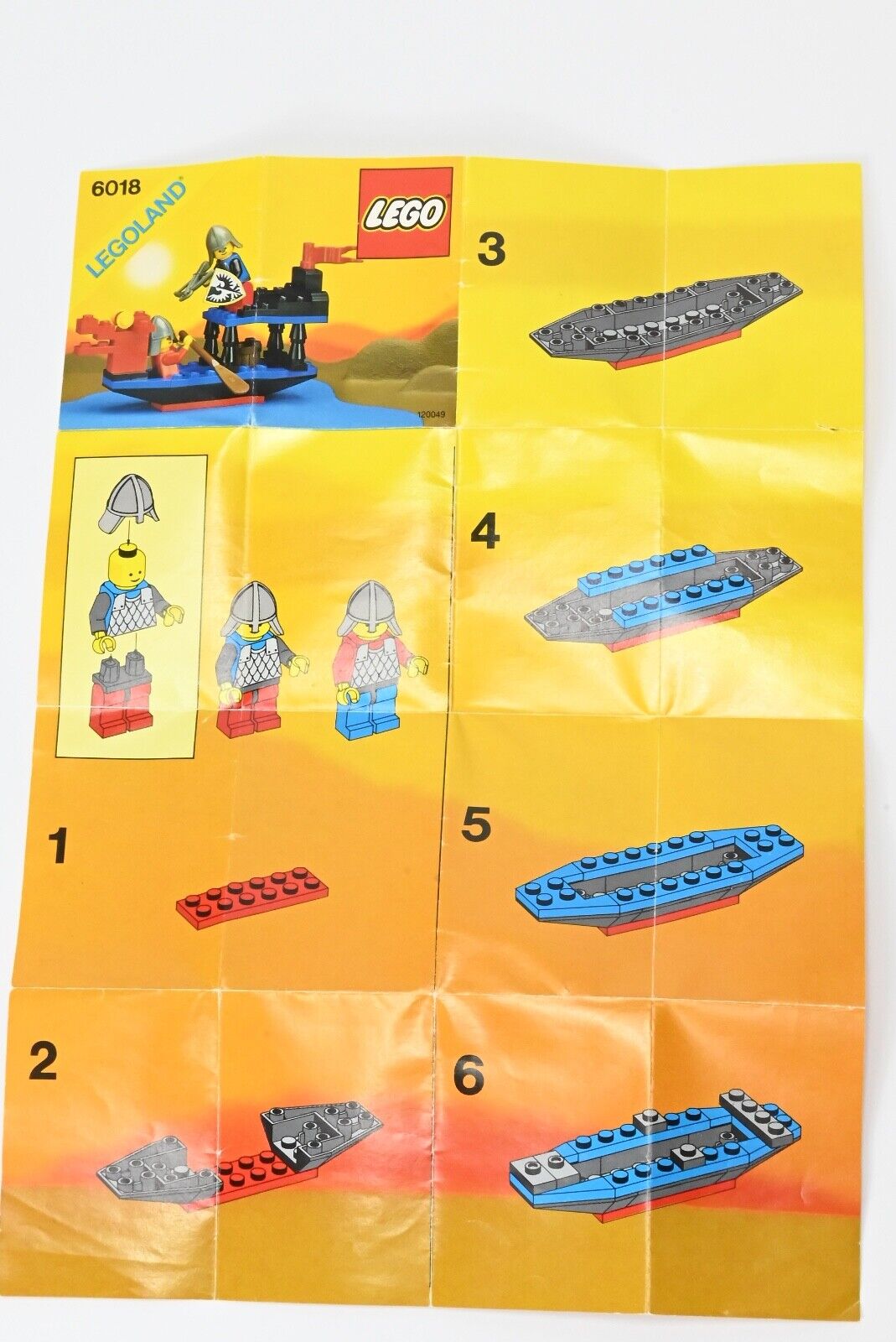 6018 LEGO Black Knights Battle Dragon with Box/Instructions