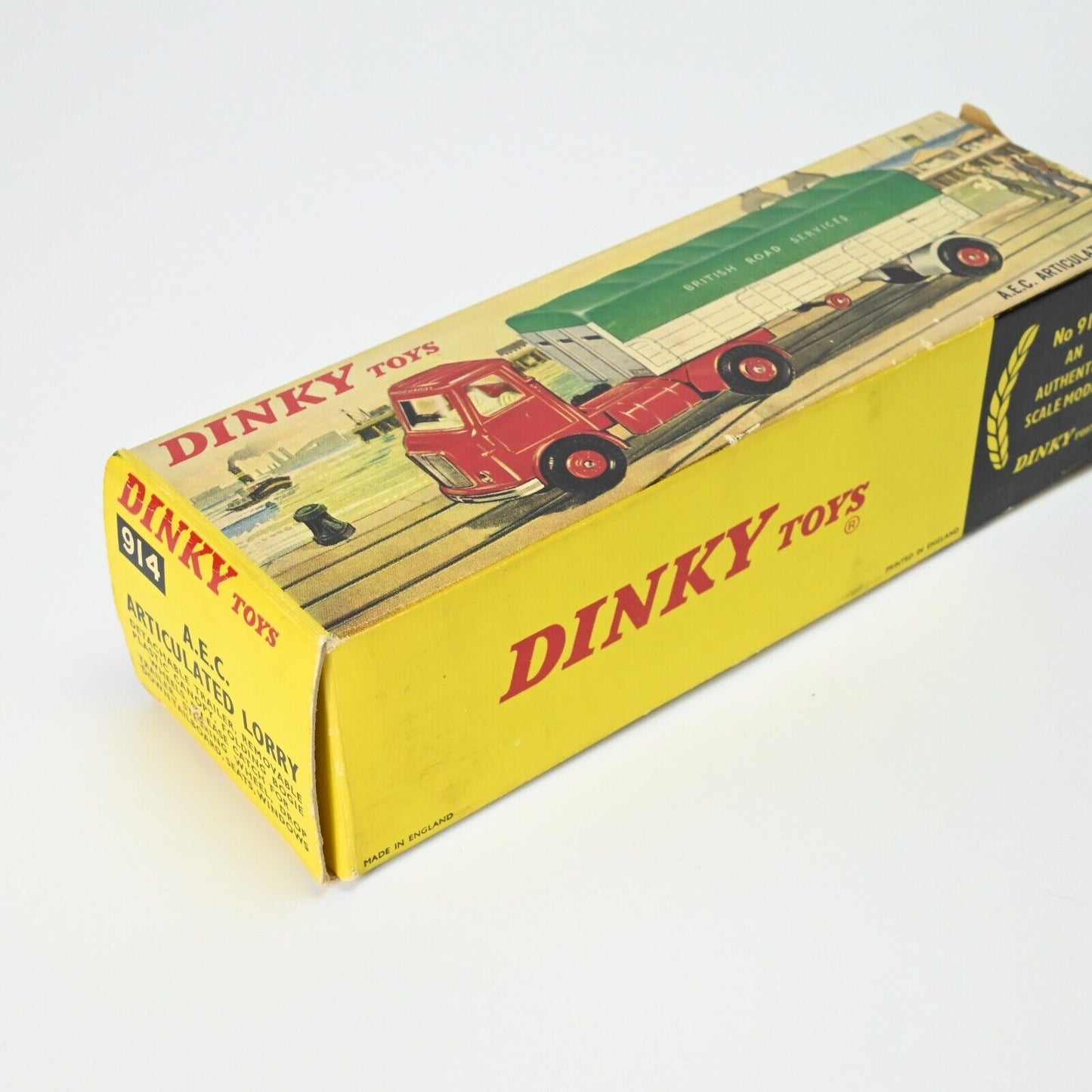 Dinky 914 Aec Articulated Lorry "British Road Services"