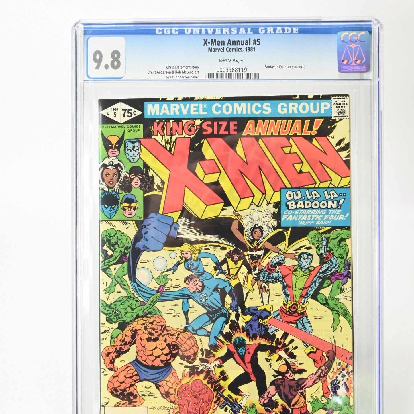 Uncanny X-Men Annual #5 - CGC 9.8 1981