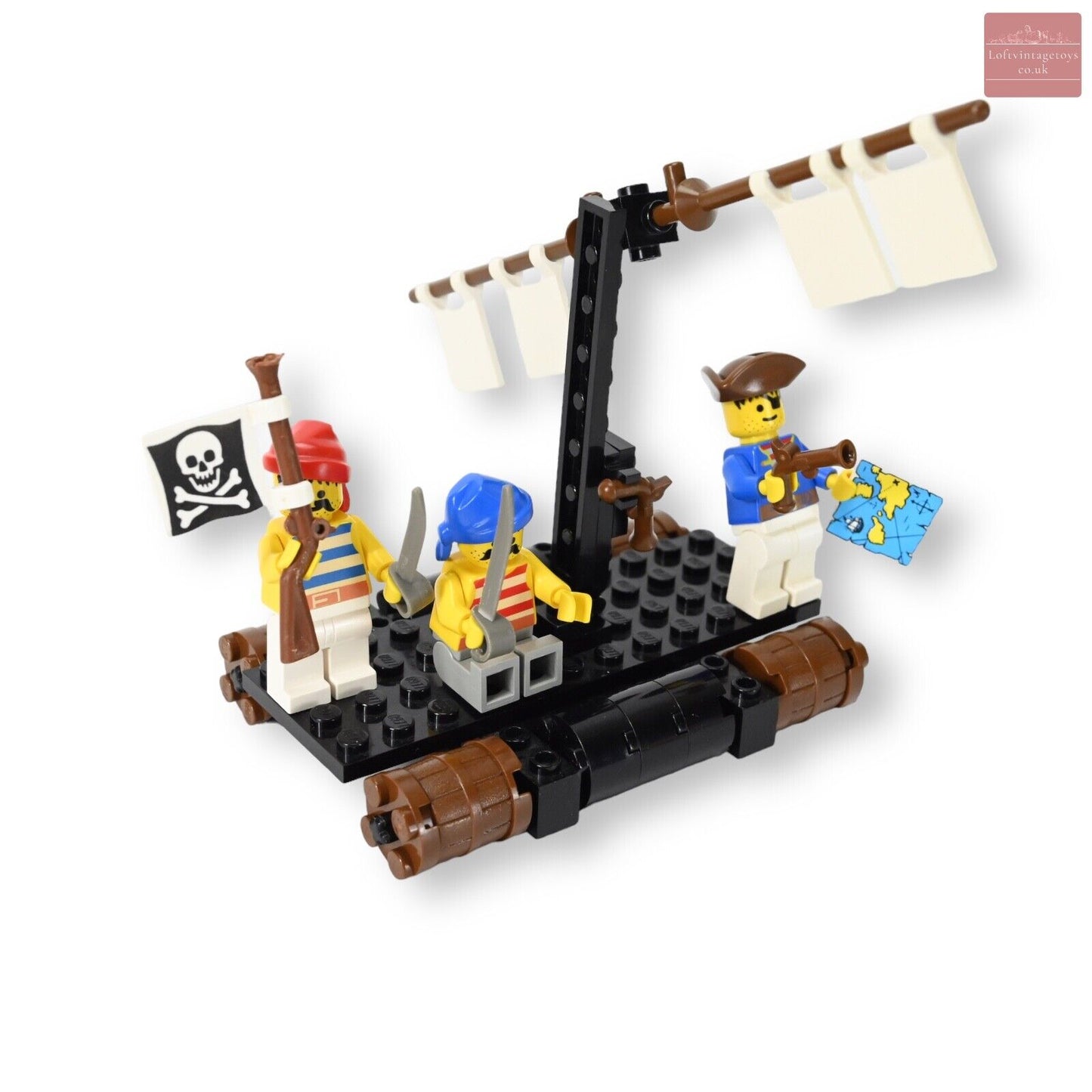 Lego Pirates Castaway's Raft - 6257 Complete
