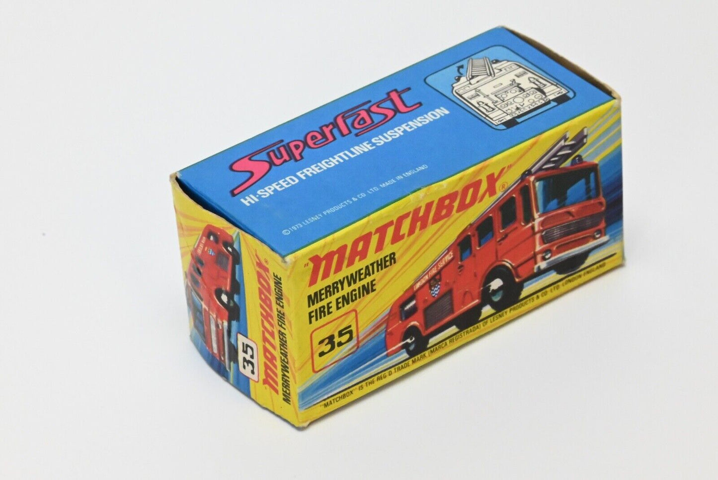 Matchbox Superfast No.35 Merryweather Fire Engine