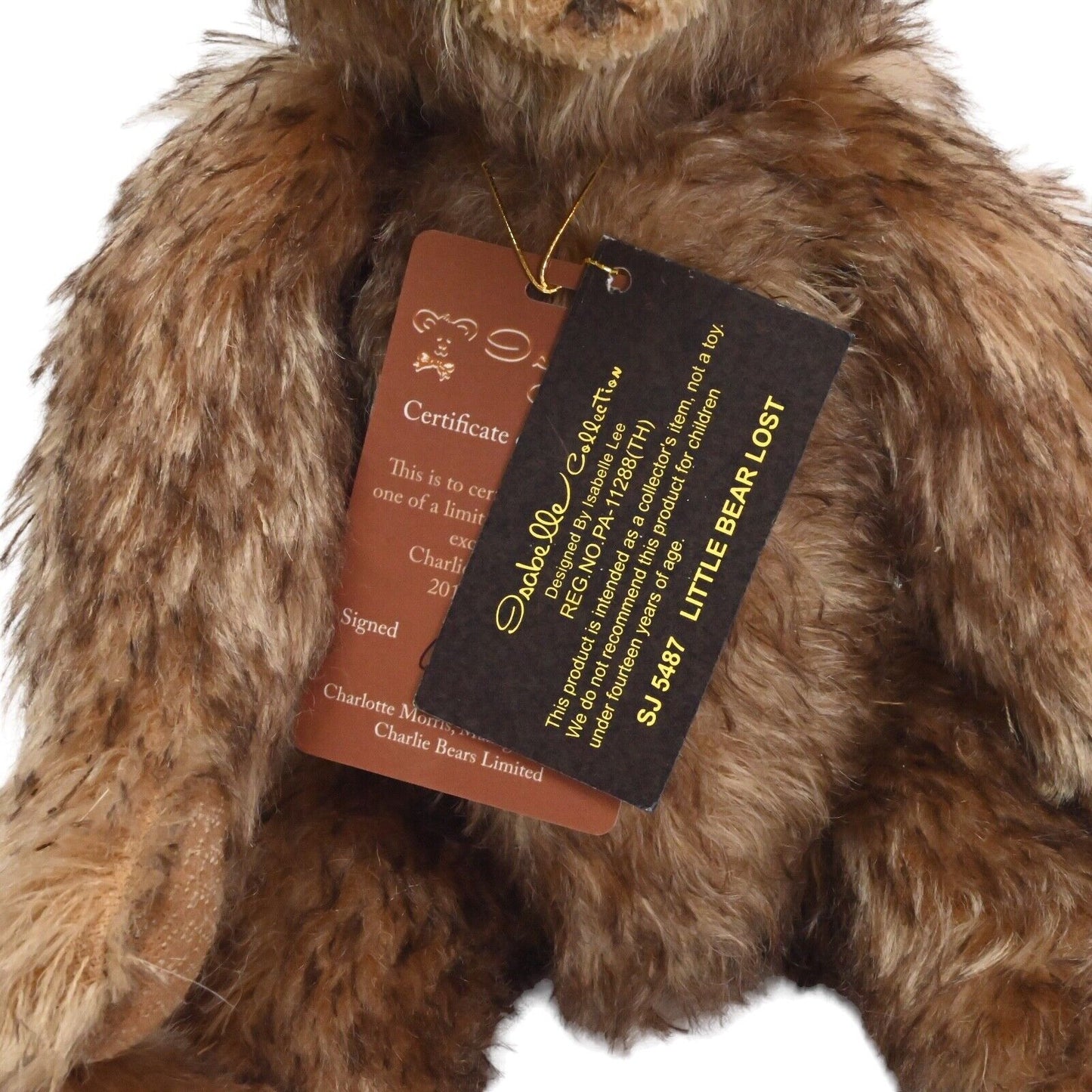 Charlie Bears Little Bear Lost Teddy Bear - SJ 5487
