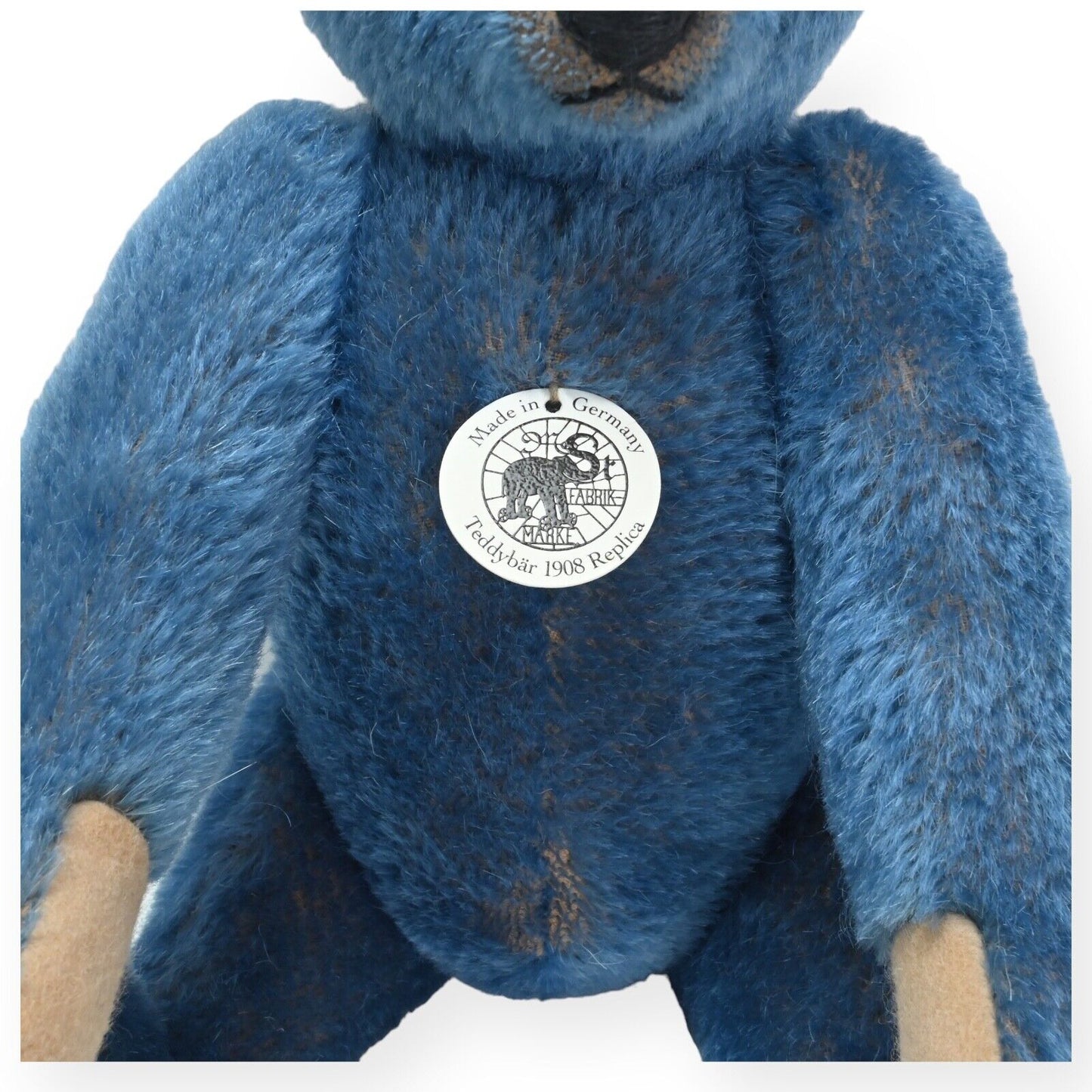 Steiff 1908 Replika Blauer Mohair-Teddybär - 403002