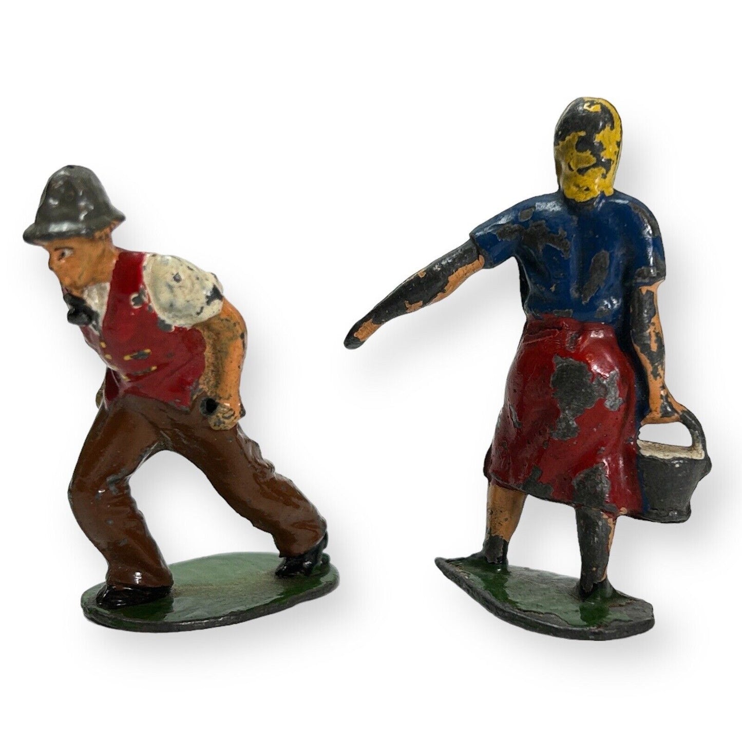 Timpo Lead Hand Painted Farm Workers 1950