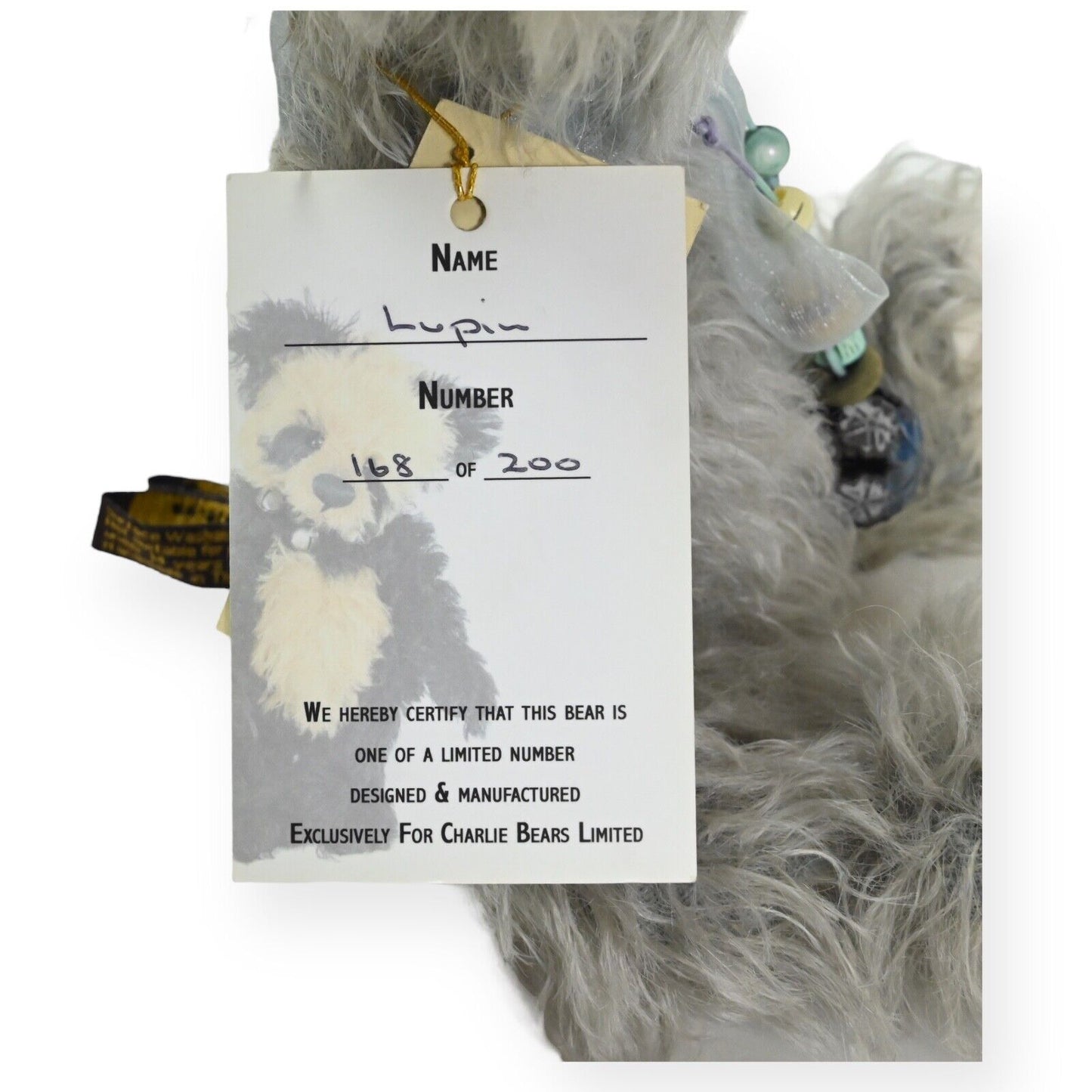 Charlie Bears Isabelle Collection Lupin Teddybär - SJ 4779B WW / LE 168 von 200
