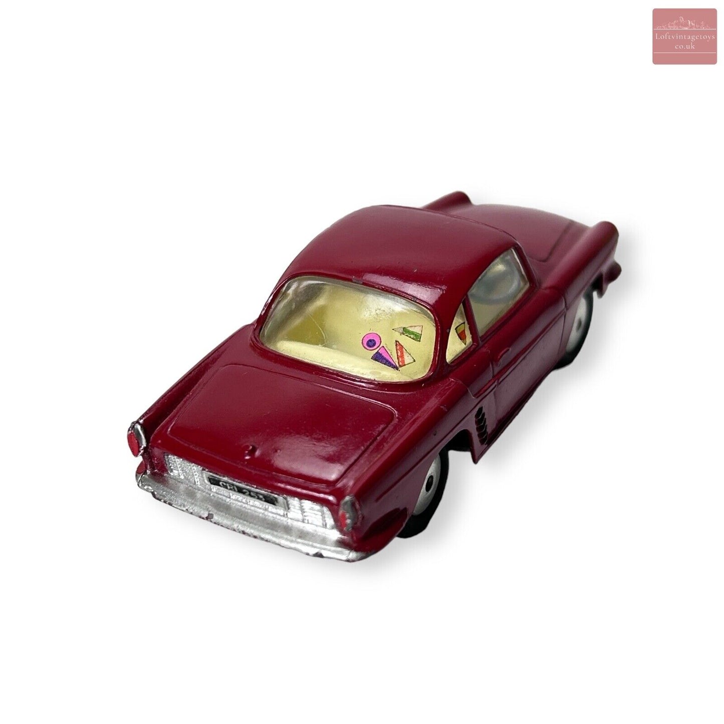 Corgi 222 Renault Floride Dark Red In Original Box