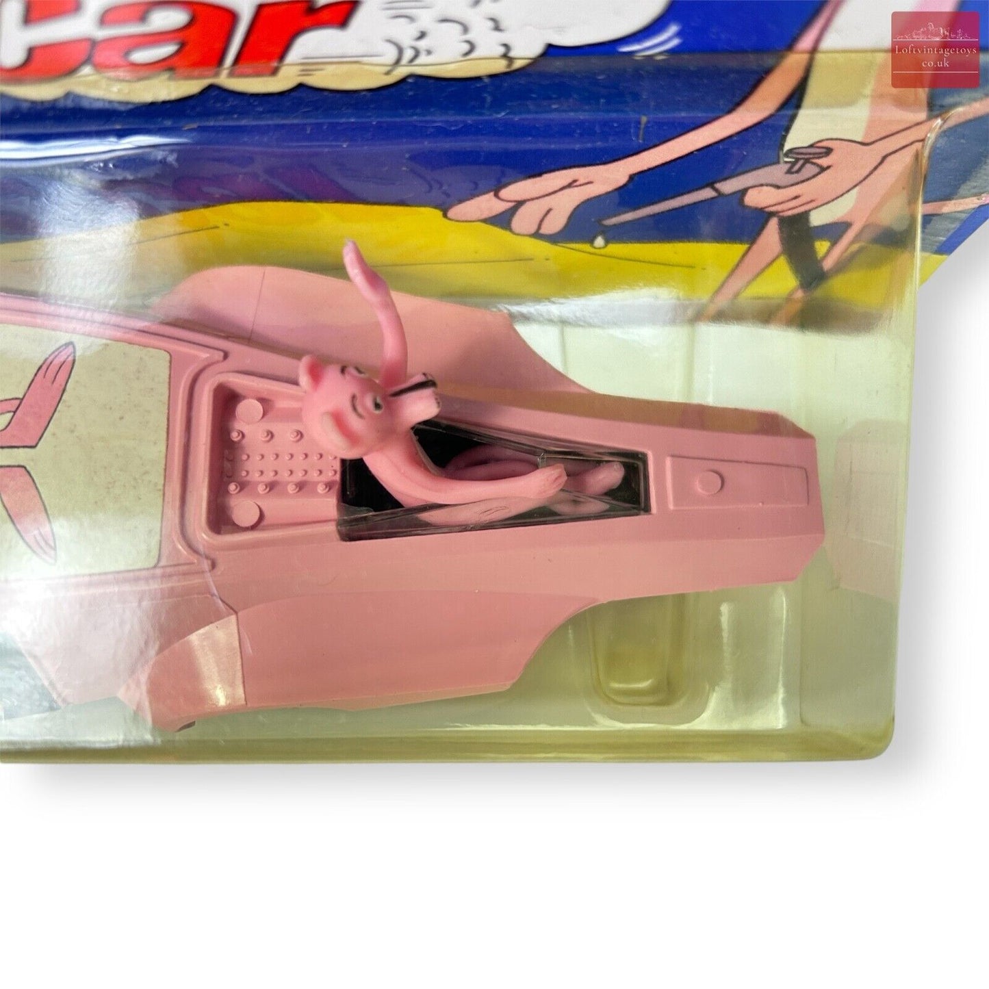 Dinky 354 Pink Panther Jet Car on Sealed Unpunched Card with Trade Box