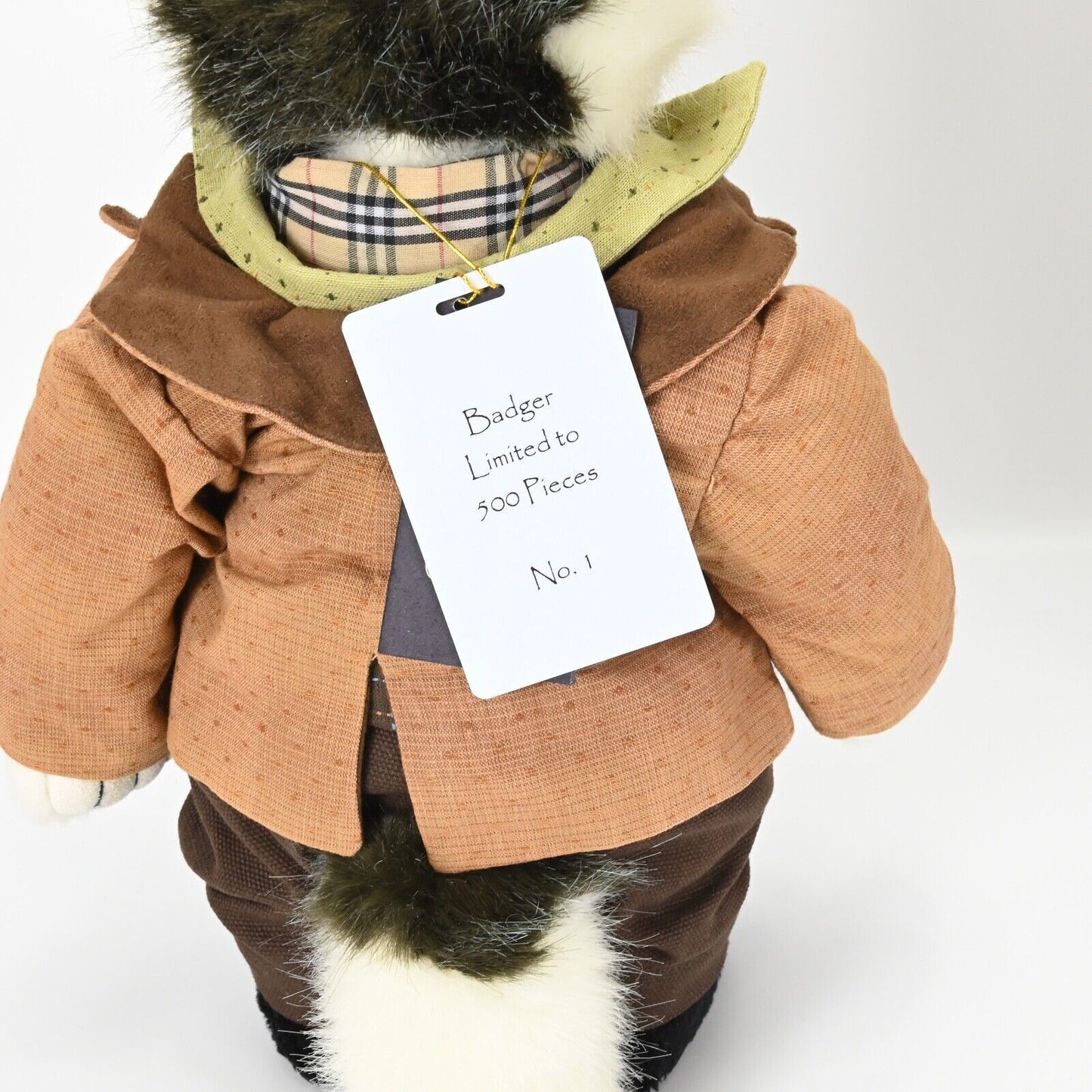 Charlie Bears The Wind in the Willows Badger - Rare Number 1 of 500