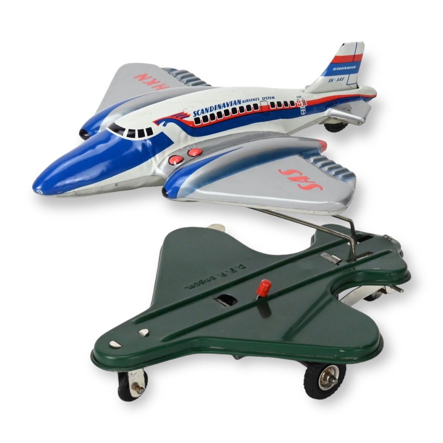 Huki HKN Toys Flying Hops Jet No.10/5 Tinplate
