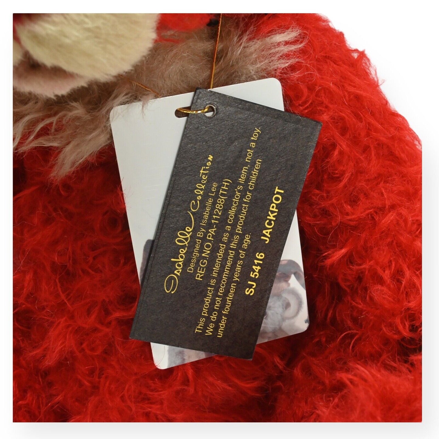 Charlie Bears Jackpot Isabelle Collection Teddy Bear - SJ 5416