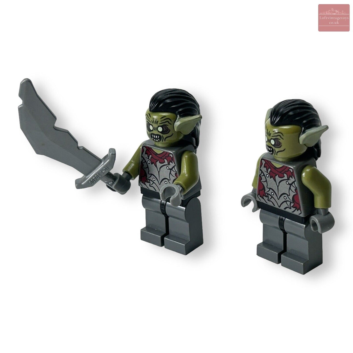 Lego Lord Of The Rings Mini Figure Moria Orc * 2 - Lor011
