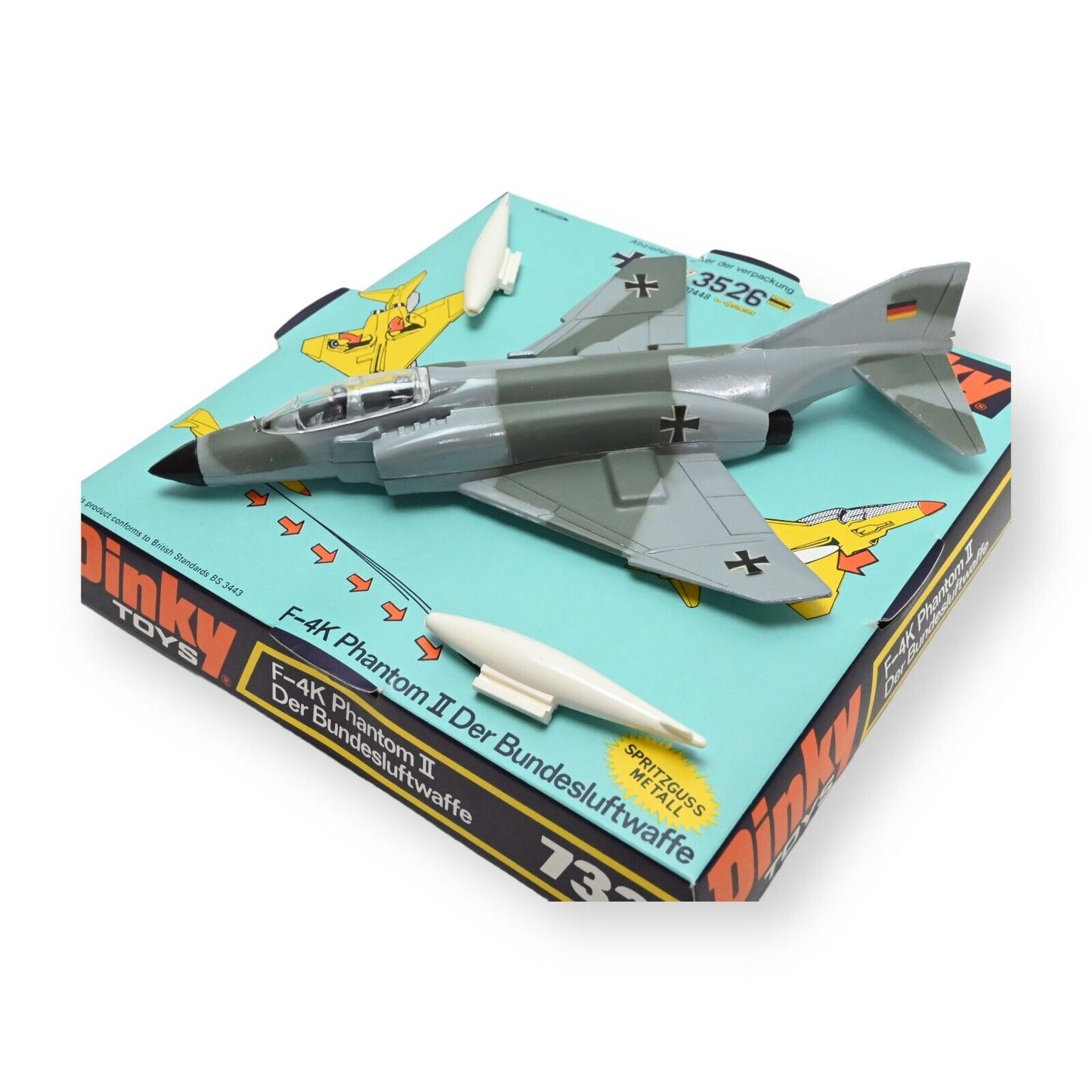 Dinky 733 F-4K Phantom II Aircraft / Der Bundesluftwaffe - Mint