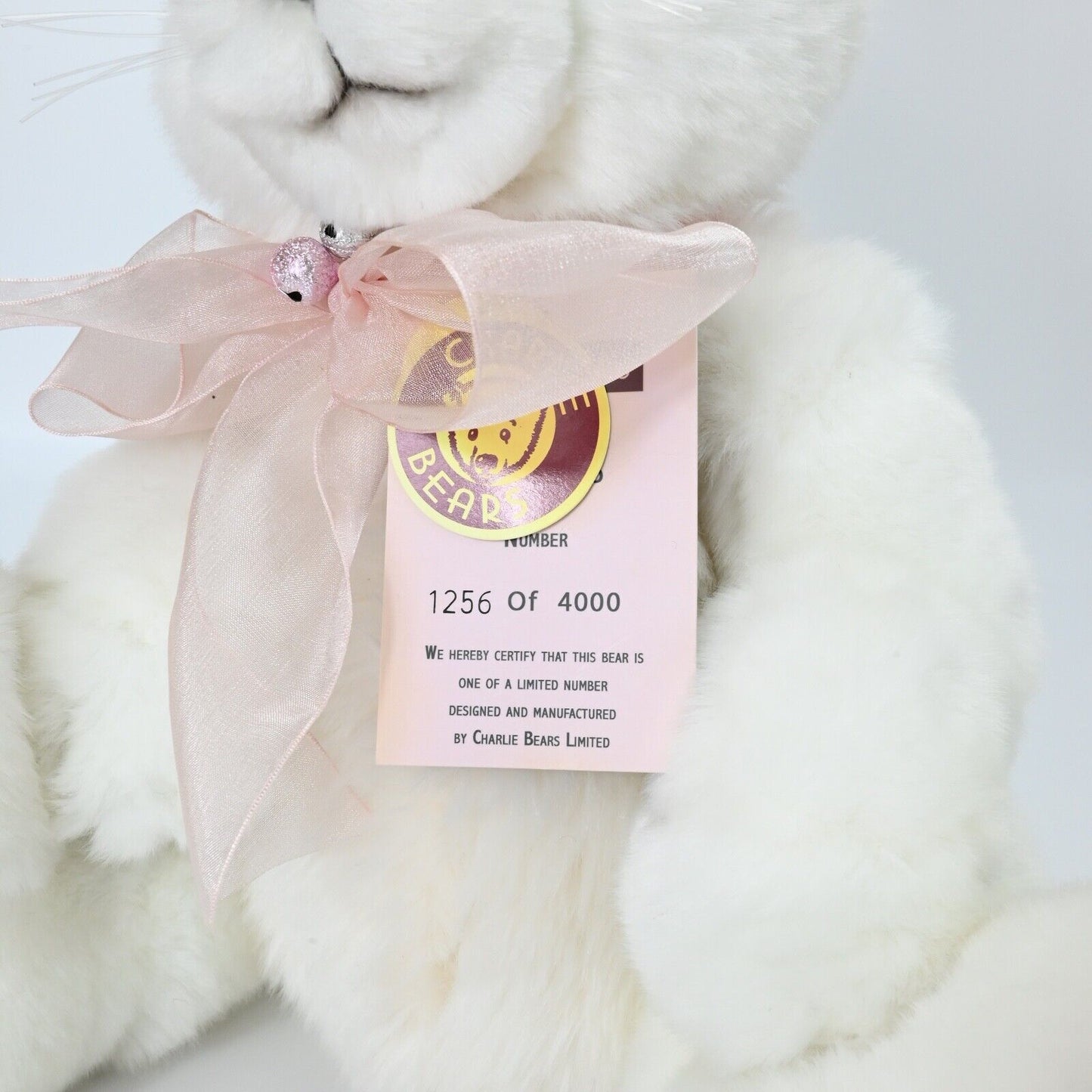 Charlie Bears Limited Edition Nippy Noo Arctic Hare -Cb621393