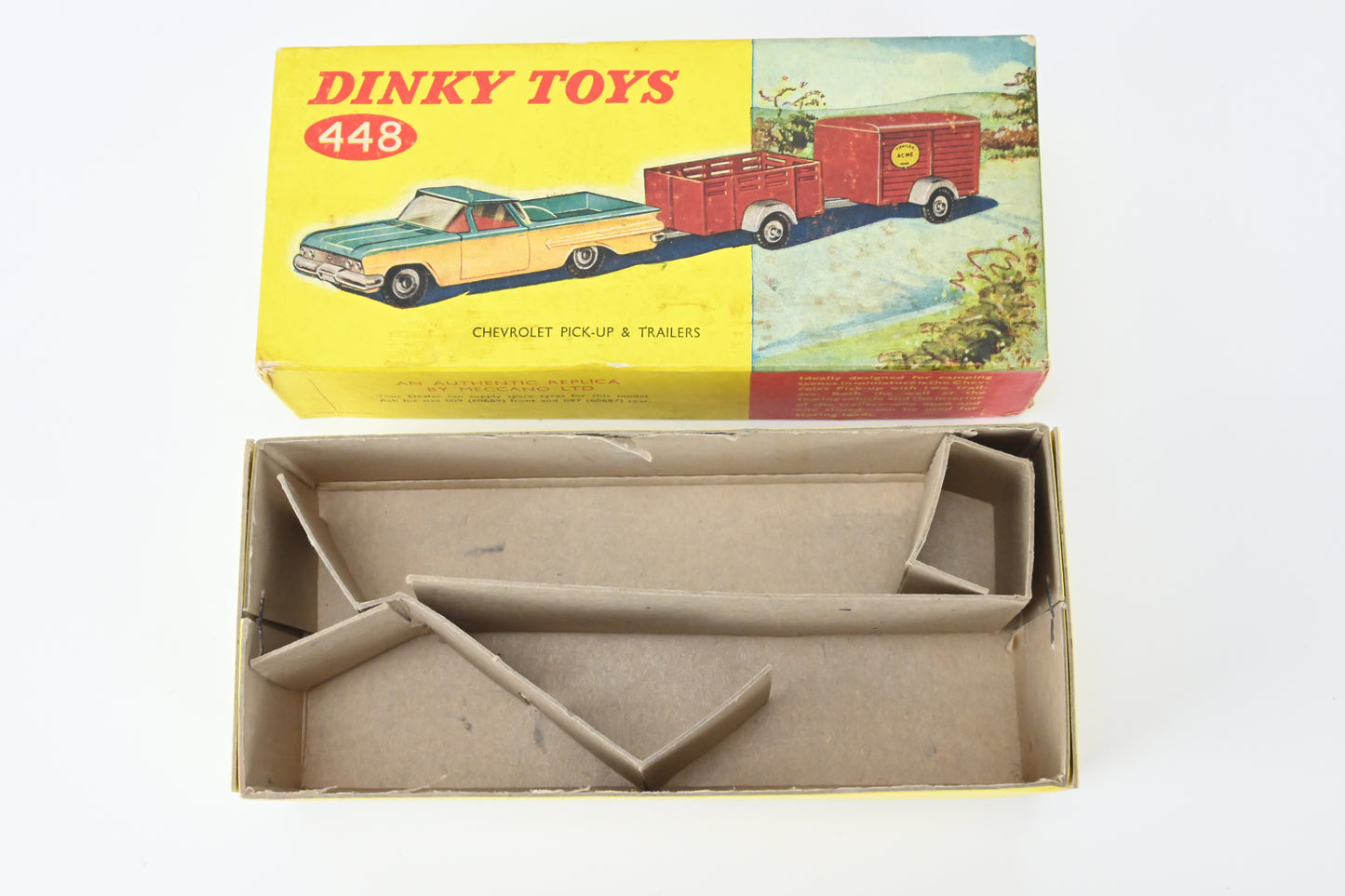 Dinky Toys 448 Chevrolet Pick-Up & Trailers in Box